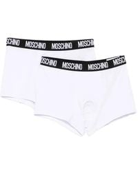Moschino - Logo-Waistband Boxers (Set Of Two) - Lyst