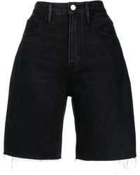 FRAME - Jeans-Shorts Mit Weitem Bein - Lyst