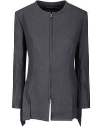 Yohji Yamamoto - Jacke mit Reißverschluss - Lyst