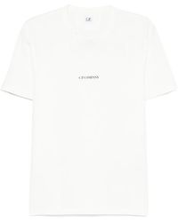 C.P. Company - T-Shirt En Coton À Col Rond - Lyst