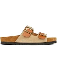 Isabel Marant - Leather Slides Lelik - Lyst