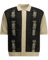 Kapital - Embroidered Panelled Shirt - Lyst