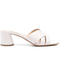 Casadei - Emily Viky 50mm Leather Sandals - Lyst