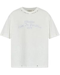 MISBHV - Text-Print T-Shirt - Lyst