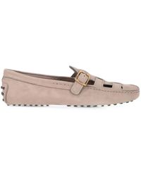 Tod's - Buckle-Fastening Gommino Loafers - Lyst