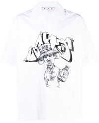 Off-White c/o Virgil Abloh - Overhemd Met Print - Lyst