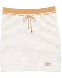CASABLANCA - Minifalda Con Cordones - Lyst