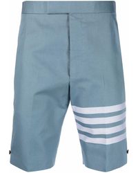 Thom Browne - 4-bar Stripe Tailored Shorts - Lyst