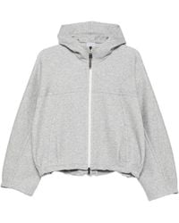 Brunello Cucinelli - Cotton Blend Hoodie - Lyst
