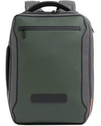 Piquadro - Logo-Patch Expandable Backpack - Lyst