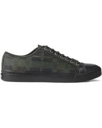 RRL - Plaid Lace Sneakers - Lyst