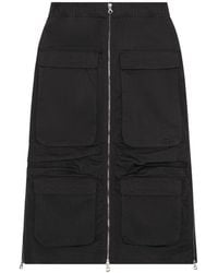 DIESEL - Cargo Skirt In Nylon Twill - Lyst