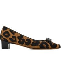 Ferragamo - Rirri Haircalf Pump - Lyst