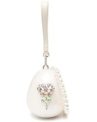 Simone Rocha - Micro Pearl Egg Clutch Bag - Lyst