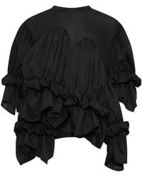 Comme des Garçons - Ruffled Layered Blouse - Lyst