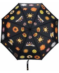 Damen Accessoires Regenschirme regenschirm in Natur Moschino Synthetik 