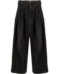 Loewe Jeans a gamba ampia - Nero