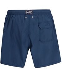 Mc2 Saint Barth - Palm-Tree Embroidered Swim Shorts - Lyst