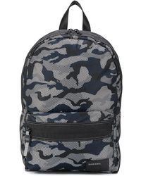 DIESEL Rucksack mit Camouflage-Print - Schwarz