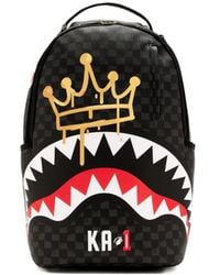 Sprayground - X Ka1 Crown Drip Check Backpack - Lyst