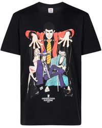 Supreme - X Undercover Lupin Cotton T-shirt - Lyst