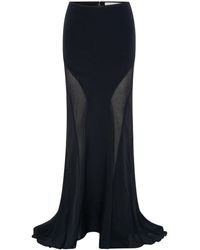 Dion Lee - Panelled Crepe Maxi Skirt - Lyst