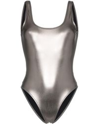Beth Richards Badpak Met Gebonden Rug En Ronde Hals - Grijs