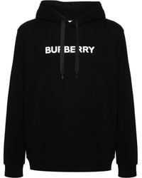 Burberry - Sudadera con capucha y logo - Lyst