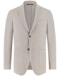 BOGGI - Blazer Texturé À Poches Plaquées - Lyst