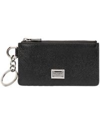 Dolce & Gabbana - Leather Credit Card Case - Lyst