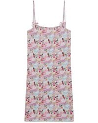 Gcds - Polly Pocket Printed Mini Dress - Lyst