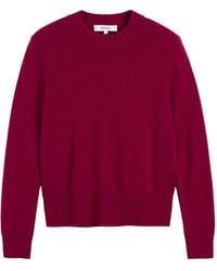 Chinti & Parker - Cropped Ribbed-Trim Sweater - Lyst