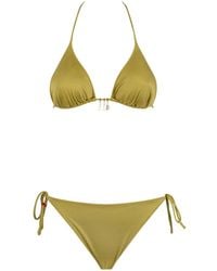 MC2 Saint Barth - Charm-Embellished Triangle Bikini - Lyst