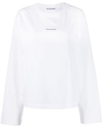 Acne Studios - Logo-print Cotton T-shirt - Lyst