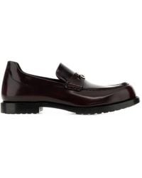 Balenciaga - Comfy Logo-Plaque Leather Loafers - Lyst