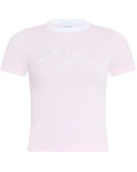 Patou - Embroidered-Logo T-Shirt - Lyst