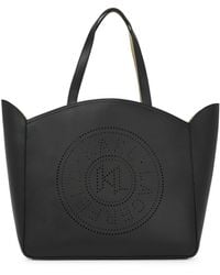 Karl Lagerfeld - K/circle Perforated-logo Tote Bag - Lyst