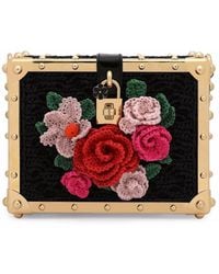 Dolce & Gabbana - Dolce Box Raffia Top-handle Bag - Lyst
