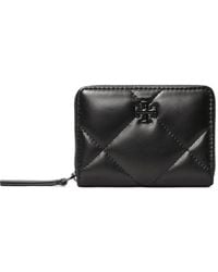 Tory Burch - Gestepptes Kira Portemonnaie Mit Reißverschluss - Lyst