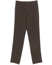 Sandro - Monogram-Pattern Straight-Leg Trousers - Lyst