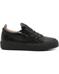 Giuseppe Zanotti - Baskets En Cuir À Lacets - Lyst