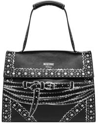 Moschino - Chalk-Print Shoulder Bag - Lyst