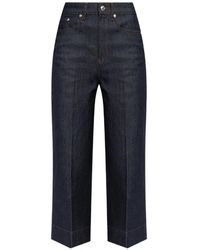 A.P.C. - Thelma Jeans Cropped Wide-Leg Jeans - Lyst