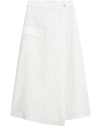 Woolrich - Checked Cargo Midi Skirt - Lyst