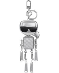 KARL LAGERFELD - Ikon Robot Keyring - Lyst
