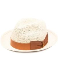 Borsalino - Hut Leather-Band Straw Hat - Lyst