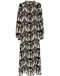 La DoubleJ - Graphic-Print Shirt Dress - Lyst