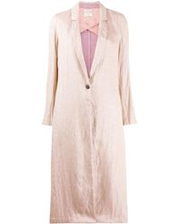 Forte Forte Jas Met Enkele Rij Knopen - Roze