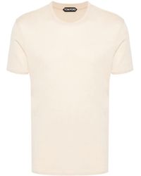 Tom Ford - Mélange-Effect Cotton-Blend T-Shirt - Lyst