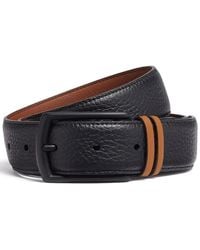 ZEGNA - Cinturón con detalle de rayas - Lyst